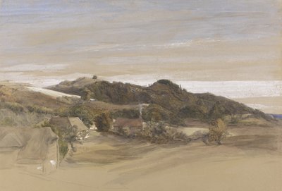 Underriver Hills, in der Nähe von Sevenoaks, Kent, aus den Gärten von J. Herries, Esq. ca. 1840 von Samuel Palmer