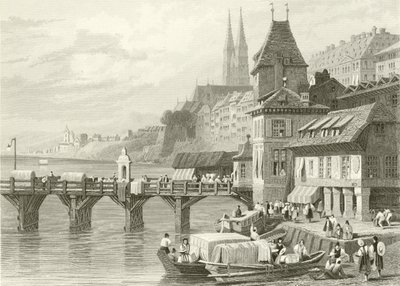 Basel, am Rhein von Samuel Prout