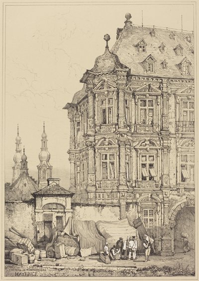 Schloss Martinsburg, Mainz von Samuel Prout