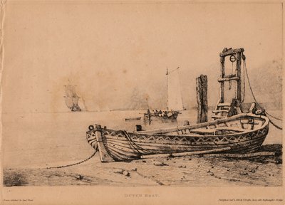 Holländisches Boot von Samuel Prout