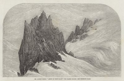 Mr. Albert Smiths Aufstieg auf den Mont Blanc, die Grands Mulets von Samuel Read