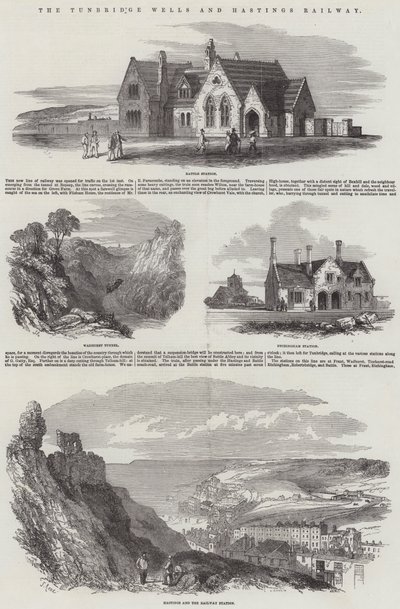 Die Tunbridge Wells und Hastings Eisenbahn von Samuel Read