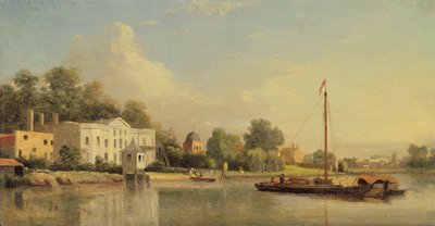 Alexander Popes (1688-1744) Villa, Twickenham, ca. 1759 von Samuel Scott