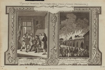 Londoner Brände von 1666 und 1758 von Samuel Wale