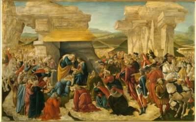 Anbetung der Könige von Sandro Botticelli