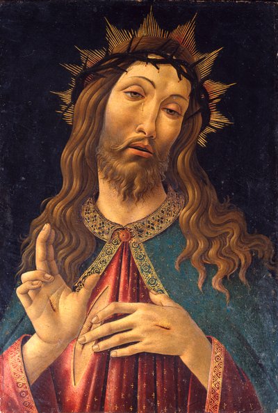 Vir dolorum (Cristo benedicente) von Sandro Botticelli