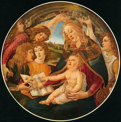 Madonna des Magnificat, 1481, 1937 von Sandro Botticelli