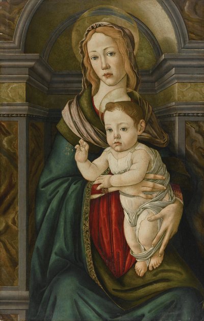 Die Madonna mit dem Kind von Sandro Botticelli