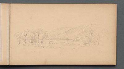 Skizzenbuch, Seite 06: "Gorham" (Maine) von Sanford Robinson Gifford