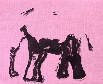 Kühner Rosa Elefant von Santhosh ch