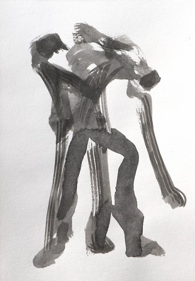 Dynamische Tintenfiguren von Santhosh ch