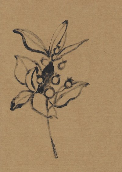 Erdige Botanische Illustration von Santhosh ch