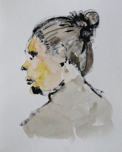 Expressives Profilporträt von Santhosh ch