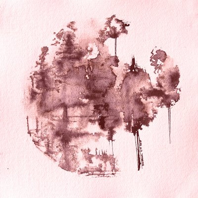 Nebliger Wald Abstrakt von Santhosh ch