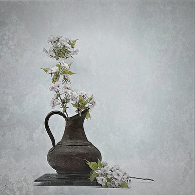 Rustikale Blumenvase von Saskia Dingemans