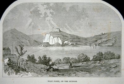 West Point, die Schlüsselbefestigung, die Benedict Arnold während des Unabhängigkeitskrieges an die Briten übergeben wollte von School American