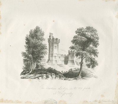 Biddulph - Wächterhaus im Knypersley Park: Gravur von School English