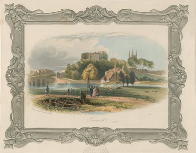 Tamworth Castle: Stahlstich (getönt), nd [ca. 1841] (Druck) von School English