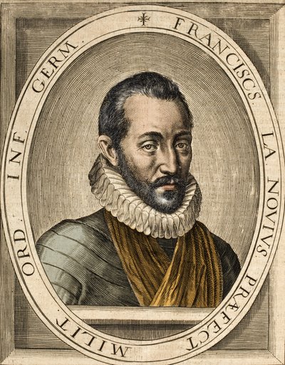 Porträt von François de La Noue (1531-1591), Autor von „Discours politiques et militaires français“ - François de la Noue genannt Bras-de-Fer (Eisenarm) von School French