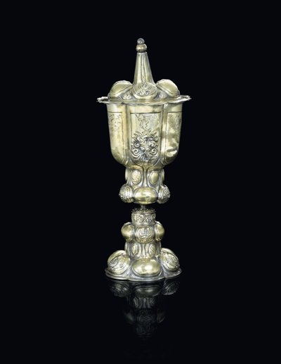Pokal und Deckel, wahrscheinlich Siebenbürgen, frühes 17. Jahrhundert von School Hungarian