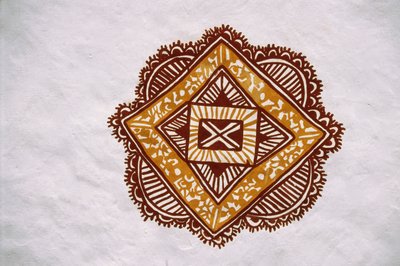 Ortsmalerei Mandna in Jawaly Kala Keuarra, Jaipur, Rajasthan von School Indian