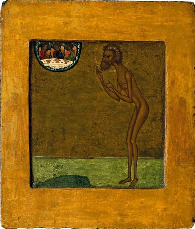 Der heilige Basilius (1469-1551 oder 1557) von School Russian