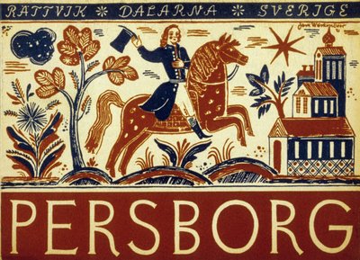 Schwedisches Tourismusplakat von School Swedish