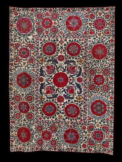 Shakhrisyabz Suzani, ca. 1800 von School Uzbek