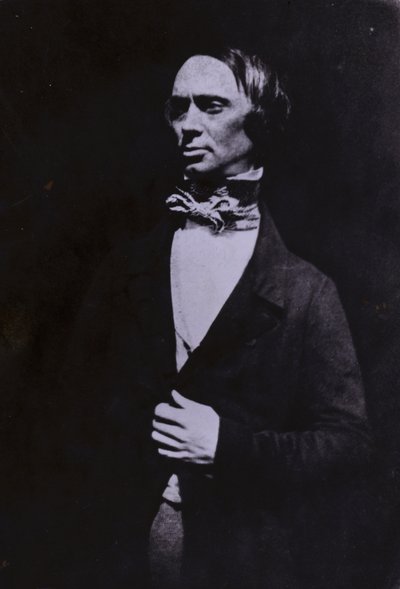 William Borthwick Johnstone, schottischer Künstler und erster Kurator der National Gallery of Scotland (s/w Foto) von Scottish Photographer