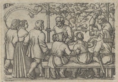 Bauernfest, aus Das Bauernfest oder die zwölf Monate, 1546-47 von Sebald Beham
