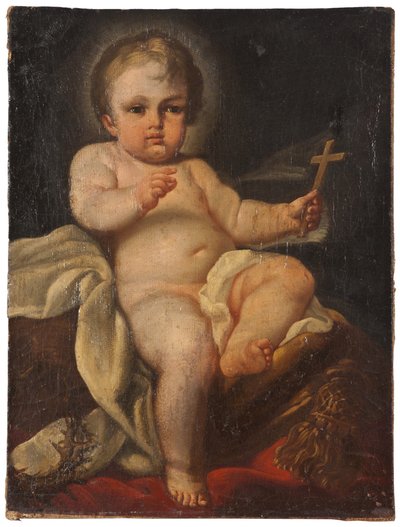 Das Christkind mit einem Kreuz von Sebastiano Conca
