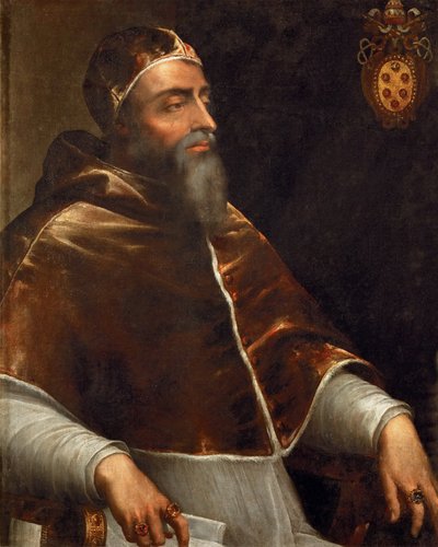 Porträt von Papst Clemens VII. von Sebastiano del (circle of) Piombo