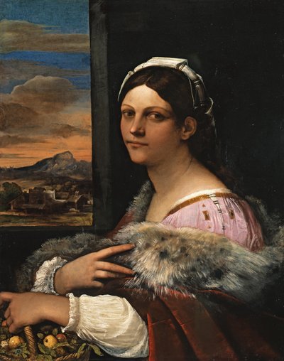 Bildnis einer jungen Römerin von Sebastiano del Piombo