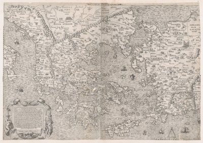 Speculum Romanae Magnificentiae: Karte von Griechenland von Sebastiano di Re