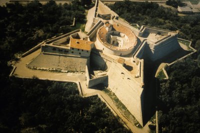 Quadratisches Fort in Antibes, Befestigung von Vauban (17. Jahrhundert) von Sebastien Le Prestre de Vauban