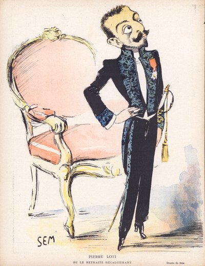 Pierre Loti, französischer Marineoffizier und Romanautor von Sem