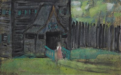 Illustration zu Die Geschichte der toten Prinzessin und der sieben Ritter von Sergei Vasilievich Malyutin