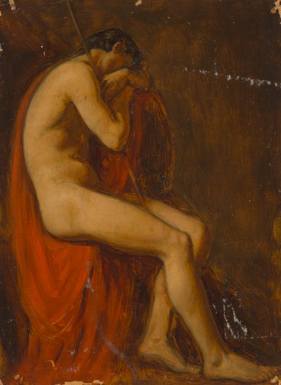 Sitzender Akt von Severin Falkman