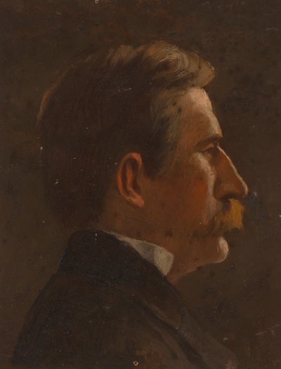 Profil eines Mannes von Severin Falkman