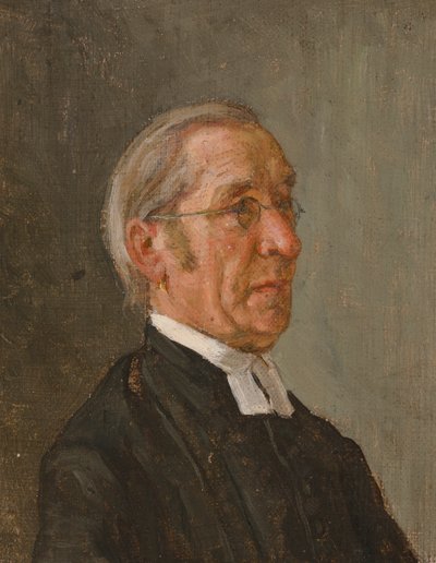 Porträt eines Priesters von Severin Falkman