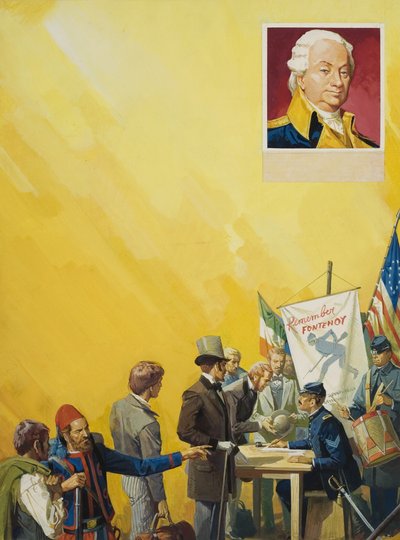 Amerikanischer Bürgerkrieg von Severino Baraldi