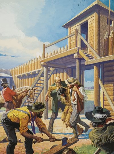 Wilder Mann des Berges von Severino Baraldi