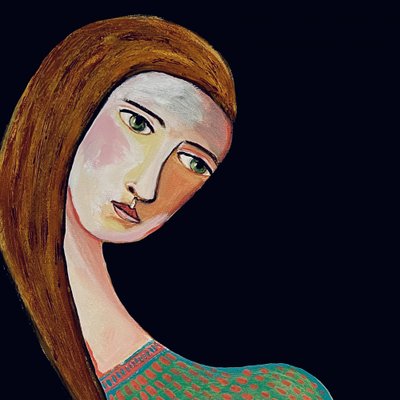 Ruhiger Blick der Frau von Sharyn Bursic