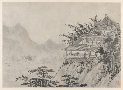 Zwölf Ansichten des Tigerhügels, Suzhou: Die tausend Morgen Wolken von Shen Zhou