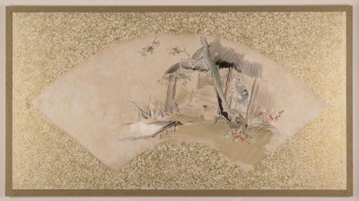 Haus mit Frau und Baby von Shibata Zeshin