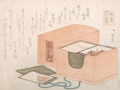 Schachtel mit Karten für das Gedichtkartenspiel von Shinsai