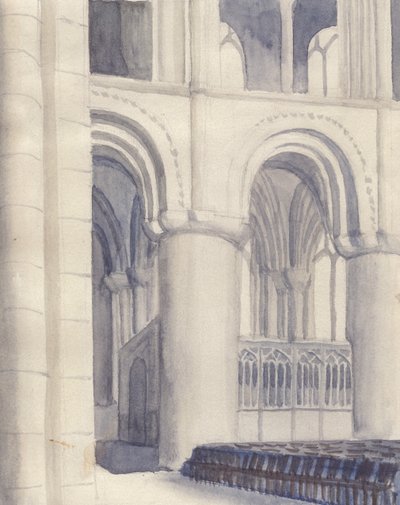 Hereford-Kathedrale, 1951 von Shirley Markham
