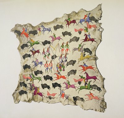 Büffeljagd von Shoshone Katsikodi School