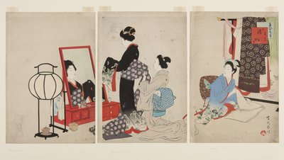 November, Hochzeit (Farbholzschnitt) von Shuntei Miyagawa