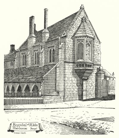 Hospital of St. John, Sherborne, Dorset von Sidney Heath